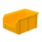 Пластиковый ящик Стелла-техник V-2-желтый - фото 18125