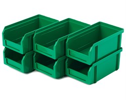 Пластиковый ящик Стелла-техник V-1-К6-зеленый - фото 18073