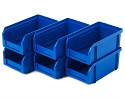 Пластиковый ящик Стелла-техник V-1-К6-синий - фото 18082