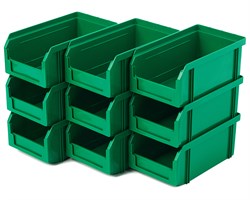 Пластиковый ящик Стелла-техник V-1-К9-зеленый - фото 18090
