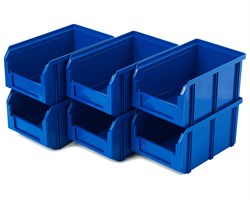 Пластиковый ящик Стелла-техник V-2-К6-синий - фото 18155