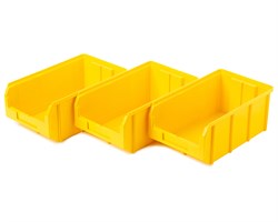 Пластиковый ящик Стелла-техник V-3-К3-желтый - фото 18185