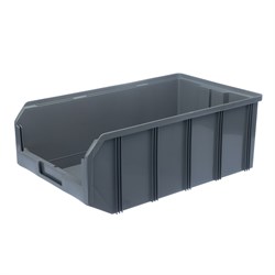 Пластиковый ящик Стелла-техник V-4-серый - фото 18240
